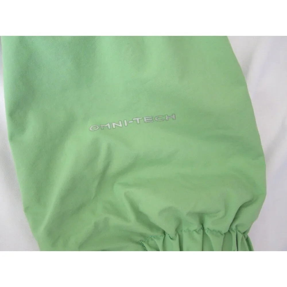 Women Columbia Omni Tech Bugaboo Waterproof‎ Full Zip Hood Jacket Sz L (WS71)